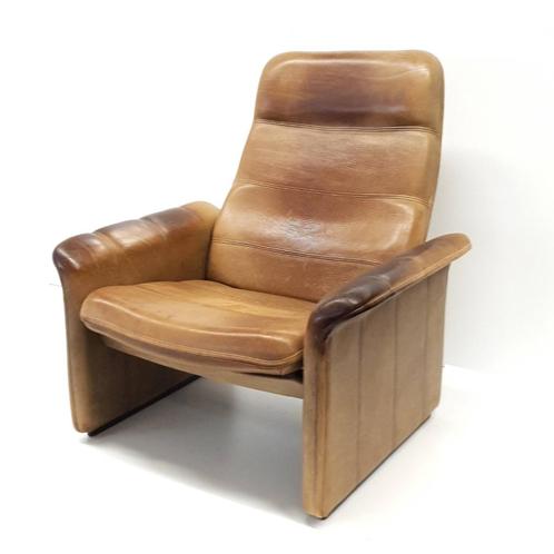 Fauteuil relax / chaise longue vintage De Sede, modèle DS 50, Maison & Meubles, Tabourets de bar, Cuir, Enlèvement ou Envoi
