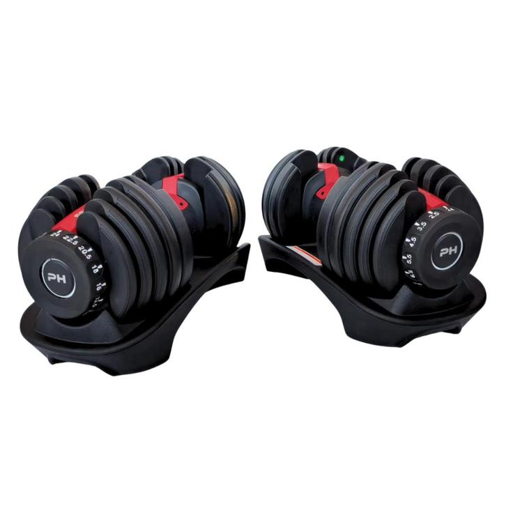 PH Fitness Verstelbare Dumbells Set 24KG - Smart Dumbbells, Sport en Fitness, Fitnessmaterialen, Nieuw, Dumbbell, Ophalen