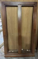 Bruin Houten Raam, Ophalen, Gevelraam of Ruit, 80 tot 120 cm, 160 cm of meer