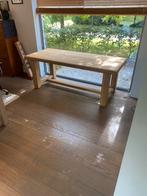 Prachtige vol eiken houten eettafel of bureau, Ophalen, Eikenhout, 50 tot 100 cm, Zo goed als nieuw