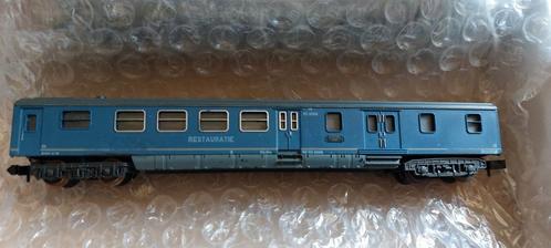 NLK 0811 NS RIJTUIG RESTAURATIE/POST 1/160, Hobby en Vrije tijd, Modeltreinen | N-Spoor, Zo goed als nieuw, Wagon, Gelijkstroom