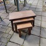 Houten bijzettafeltjes, Ophalen, Gebruikt, Rechthoekig, Hout