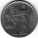 Italië : 100 Lire 1958  KM#96.1  Ref 14624, Italië, Losse munt, Verzenden