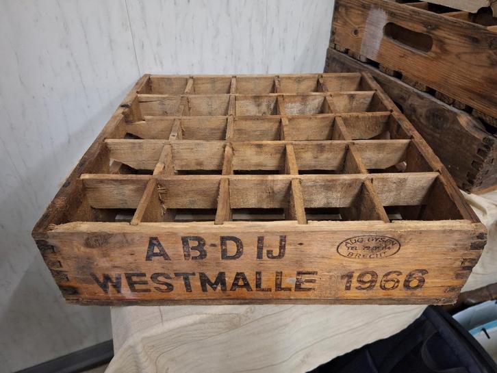 oude bierbak Abdij Westmalle, 1966, Antiek en Kunst, Curiosa en Brocante, Ophalen of Verzenden