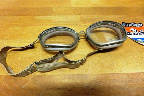 Baruffaldi stofbril racebril motorhelm vintage, Motoren, Kleding | Motorhelmen, Dames, Heren, Overige merken, Ophalen of Verzenden