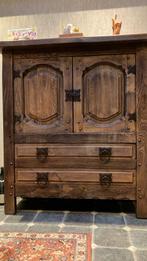 Kast country stijl, 100 à 150 cm, Avec tiroir(s), 25 à 50 cm, Autres essences de bois