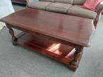 Massief houten salontafel, Ophalen, 100 tot 150 cm, 50 tot 100 cm, Zo goed als nieuw