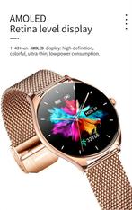 Ultradunne Smartwatch – Bluetooth bellen, fitness & stijl in, Ophalen of Verzenden, Nieuw, Android