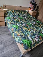 Mooi bed te koop, 160 cm, Beige, Ophalen of Verzenden, Zo goed als nieuw