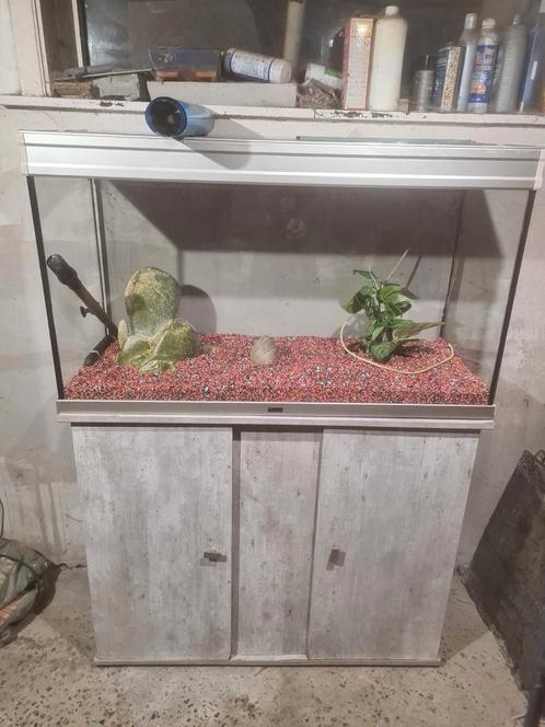 Aquarium aquatlantis met meubel, Dieren en Toebehoren, Vissen | Aquaria en Toebehoren, Zo goed als nieuw, Ophalen