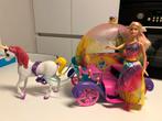 Barbie met koets, Kinderen en Baby's, Speelgoed | Poppen, Ophalen, Gebruikt, Barbie