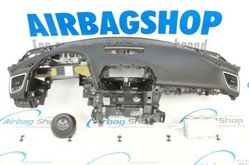 Airbag set - Dashboard zwart Mazda 3 (2014-2018) beschikbaar voor biedingen