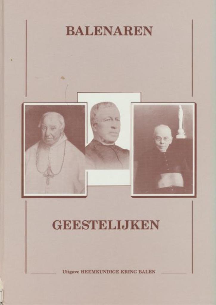 (g120) Balenaren Geestelijken, 1989, Boeken, Geschiedenis | Stad en Regio, Gelezen, Verzenden