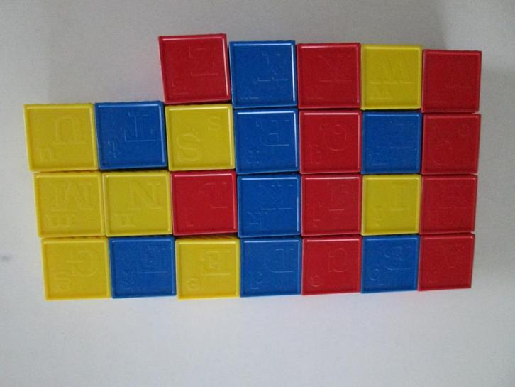 Vintage: Tupperware alfabet, Kinderen en Baby's, Speelgoed | Educatief en Creatief, Gebruikt, Ontdekken, Ophalen of Verzenden