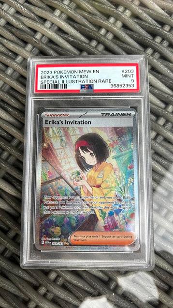 Pokémon Erika’s invitation #203 PSA9 beschikbaar voor biedingen