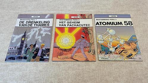 De Ville - Bestemming Peru - 3 albums, Boeken, Stripverhalen, Gelezen, Verzenden