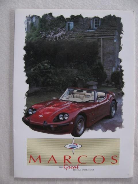 31 Marcos Mantula brochure 1989, Boeken, Auto's | Folders en Tijdschriften, Algemeen, Ophalen of Verzenden