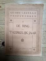 Guido Gezelle - De ring van 't kerkelijk jaar - 1925, Boeken, Literatuur, Gelezen, Ophalen of Verzenden