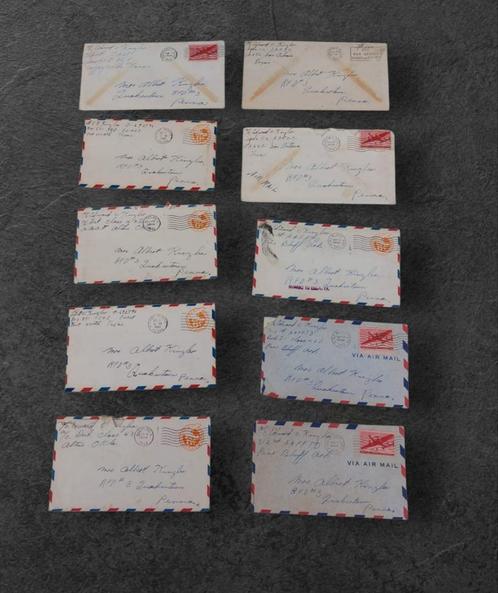 U.S. WO2 Air Force/(Bomber)pilot letter mail, Verzamelen, Militaria | Tweede Wereldoorlog, Ophalen of Verzenden