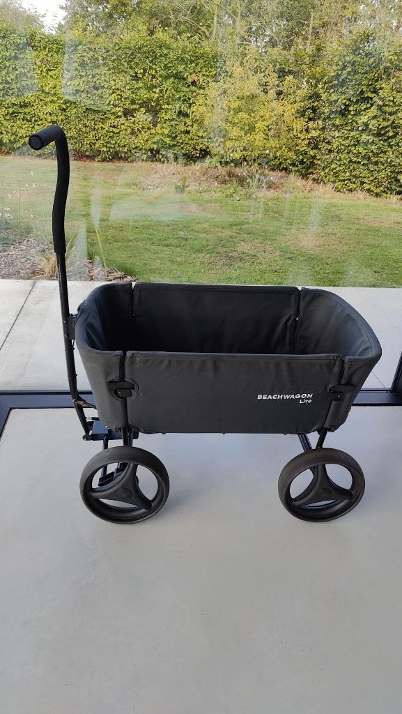 Bolderkar Beachwagon Lite donkergrijs, Caravans en Kamperen, Bolderkarren, Gebruikt, Opvouwbaar, Ophalen