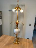 Ostrich Egg Lamp of struisvogelei tafellamp 70’s, Glas, Ophalen of Verzenden