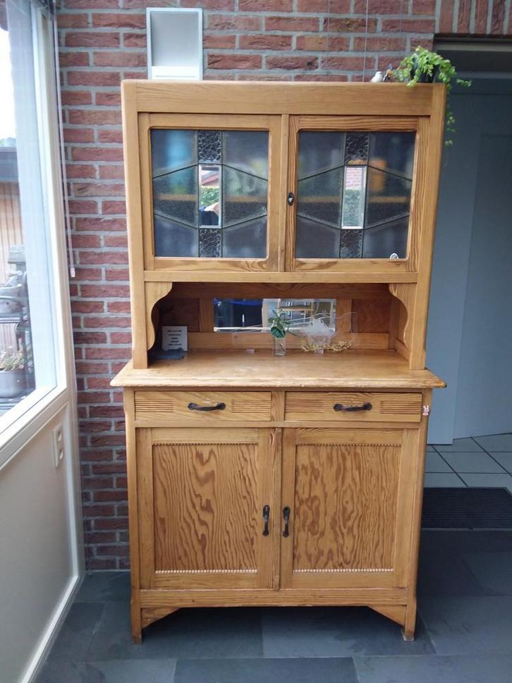 vitrinekast, Huis en Inrichting, Kasten | Buffetkasten, Gebruikt, Ophalen