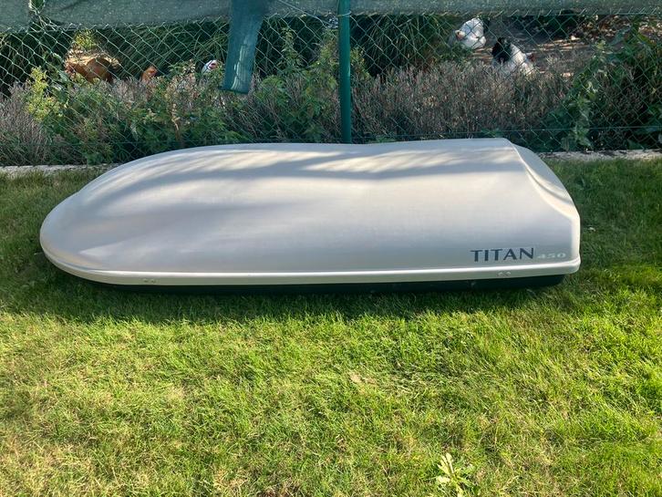 Dakkoffer 450l titan, Auto diversen, Dakkoffers, Gebruikt, Ophalen