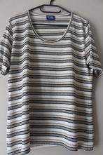 Fijn gebreide t-shirt zwart en beige maat L/XL, Ophalen of Verzenden, Maat 46/48 (XL) of groter, Zwart, Liberty Island