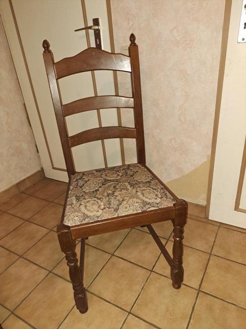 1 houten stoel, Maison & Meubles, Chaises, Comme neuf, Une, Bois, Brun, Enlèvement