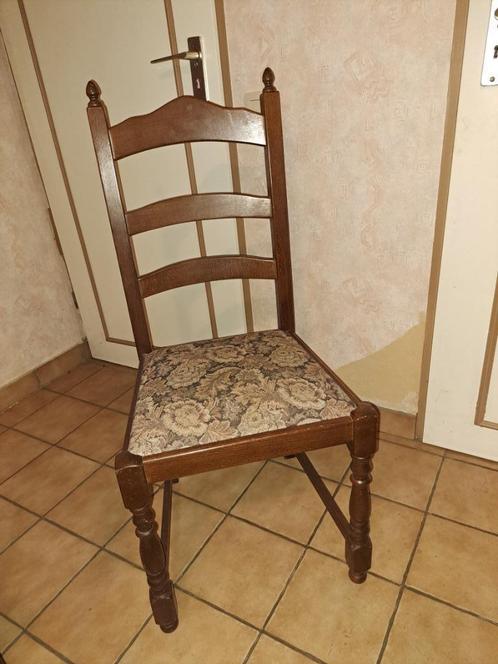1 houten stoel - nooit gebruikt !, Huis en Inrichting, Stoelen, Zo goed als nieuw, Eén, Hout, Bruin, Ophalen