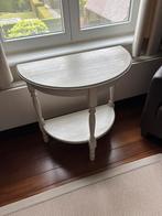 Muurtafel uit volle eik, Ophalen, Gebruikt, 50 tot 100 cm, 25 tot 50 cm