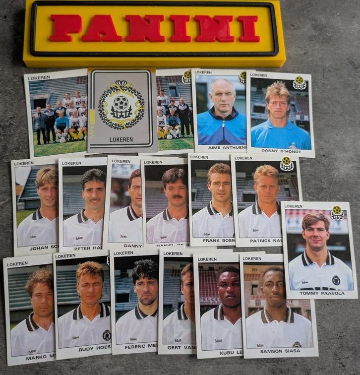 PANINI FOOTBALL 93 18 STICKERS 1992  LOKEREN, Hobby en Vrije tijd, Stickers en Plaatjes, Nieuw, Verzenden