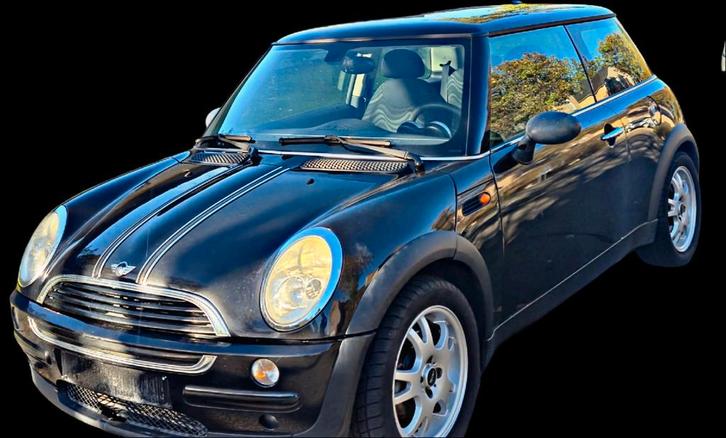 Mini cooper one (1ste generatie), Auto's, Mini, Particulier, Radio, Benzine, Euro 4, Stadsauto, 3 deurs, Automaat, Zwart, Grijs