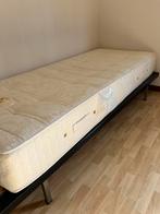 Eenpersoonsbed : matras + onderstel, Maison & Meubles, Chambre à coucher | Lits, 90 cm, Une personne, Utilisé, Enlèvement ou Envoi