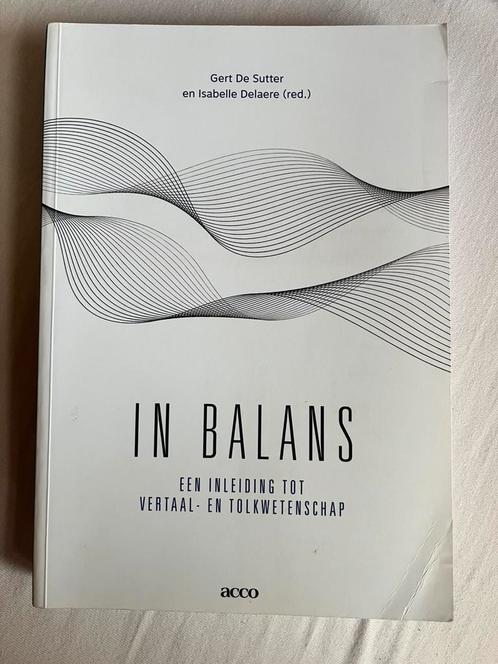 Gert De Sutter - In balans, Boeken, Wetenschap, Zo goed als nieuw, Ophalen of Verzenden