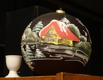 énorme boule de Noël Pologne neuve 20 cm, Divers, Enlèvement ou Envoi, Neuf