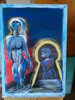 Acrielverf schilderij, Antiek en Kunst, Kunst | Schilderijen | Modern, Ophalen of Verzenden