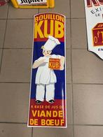 emaille reclame bord kub, Verzamelen, Merken en Reclamevoorwerpen, Ophalen, Nieuw, Reclamebord