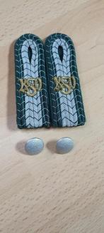 Epaulettes de la Reichsfinanzverw Allemande original ww2, Verzamelen, Ophalen of Verzenden, Landmacht, Embleem of Badge