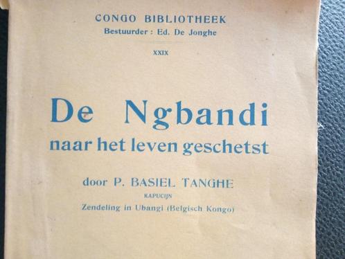 De Ngbandi Congo Belgisch boek geschiedenis Belgïe, Livres, Histoire nationale, Utilisé, 20e siècle ou après, Envoi