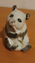 Panda en porcelaine 10cm, Maison & Meubles, Comme neuf, Enlèvement ou Envoi, Posture décoration maison