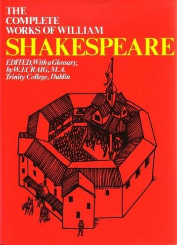 De complete werken van Shakespeare, zowel in nl als engels