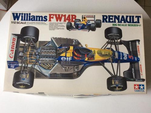 Williams Renault FW14b tamiya 1:12. Mansell / Patrese, Hobby en Vrije tijd, Modelbouw | Auto's en Voertuigen, Zo goed als nieuw