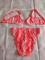 Oranje bikini met bloemenprint, maat 40., Kleding | Dames, Badmode en Zwemkleding, Nieuw, Oranje, Bikini, Ophalen
