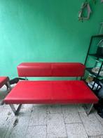 Tuintafel met 2 zitbanken te koop, Ophalen, Gebruikt, Overige materialen