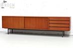 XXL Teak Sideboard Wilhelm Renz Jaren 60 Vintage Design, 25 à 50 cm, Utilisé, Pastoe BEHR Knoll Wegner Vodder Gunni Omann Jun Retro