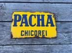 Emaille bord Pacha Chicorei, Ophalen, Gebruikt, Reclamebord