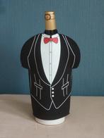 2 Wijnfleshoezen 'Restaurant' L.Dake en Zn, Maison & Meubles, Cuisine | Linge de cuisine, Enlèvement ou Envoi, Neuf, Noir, Autres types