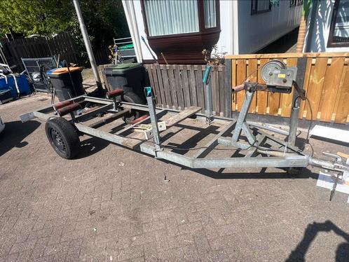 Boottrailer 5 meter, Watersport en Boten, Boottrailers, Gebruikt, Minder dan 6 meter, Ophalen