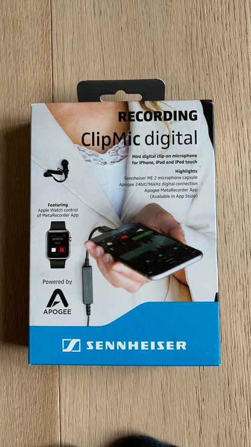 Enregistrement numérique ClipMic pour iPhone/iPad, Musique & Instruments, Microphones, Neuf, Enlèvement ou Envoi